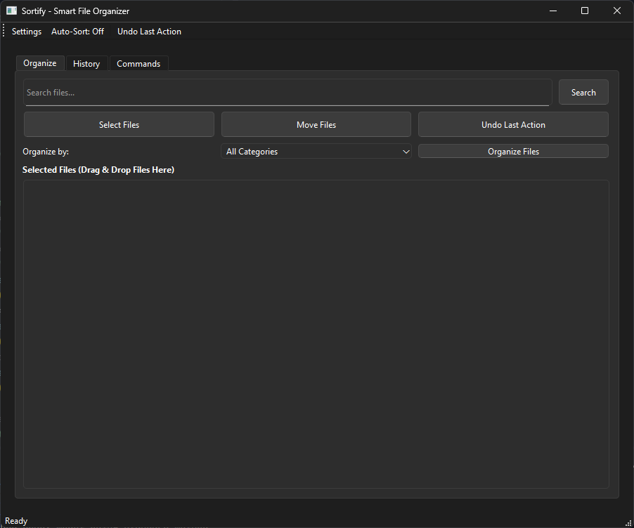 Sortify Interface
